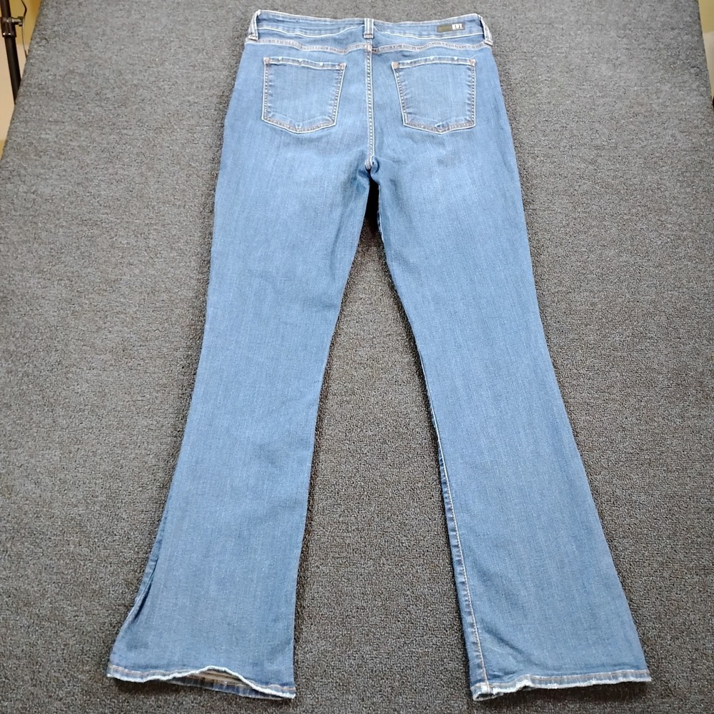KUT from the Kloth Natalie Bootcut Jeans Womens 14 Blue High Rise Fab Ab Denim - Picture 2 of 11